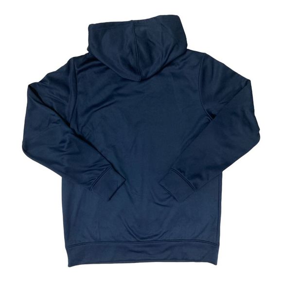 Reebok Men's Tech Fleece Relaxed Fit Hoodie With Logo - Dress Blues - Picture 2 of 2